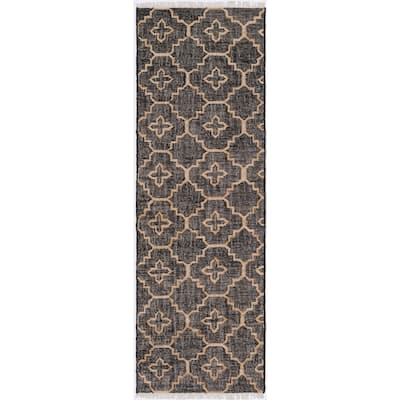 The Gray Barn Erwin Hand-woven Indigo Jute Runner Rug