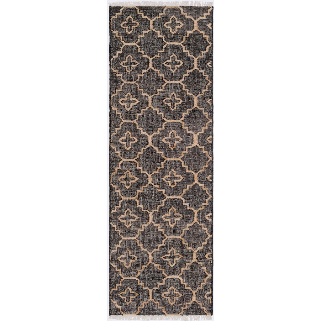 The Gray Barn Erwin Hand-woven Indigo Jute Runner Rug