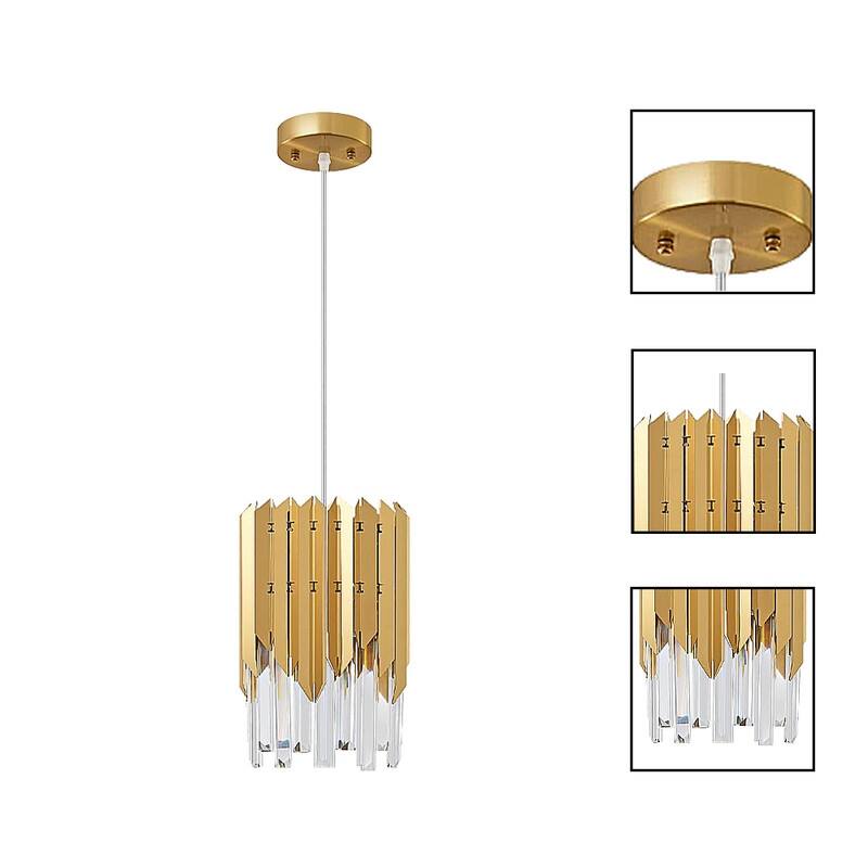 12” Bulb chandelier metalgold dining lights metal pendant lights