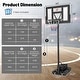 preview thumbnail 3 of 8, Goplus Portable Basketball Hoop 11-Level Height Adjustable Basketball - See Details