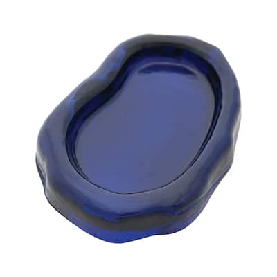 Pressed Glass Organic Shaped Dish
