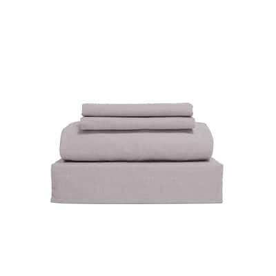 400 Thread Count 100 Cotton with Lyocell 4-Piece Sheet set