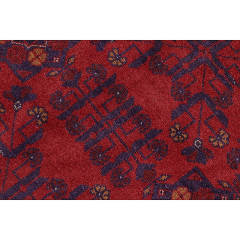 Southwestern Biljik Khal Mohammadi Sariyah Red/Blue Rug - 4'11'' x 6'5''
