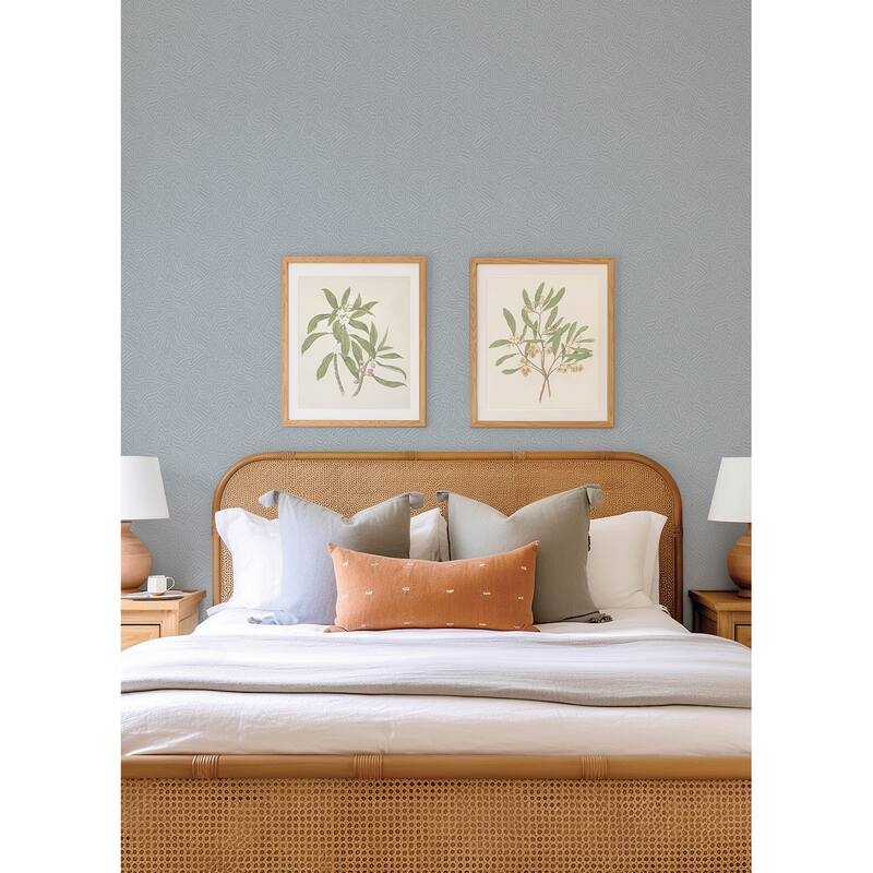 A-Street Prints Hollenback Light Blue Dotted Abstract Wallpaper