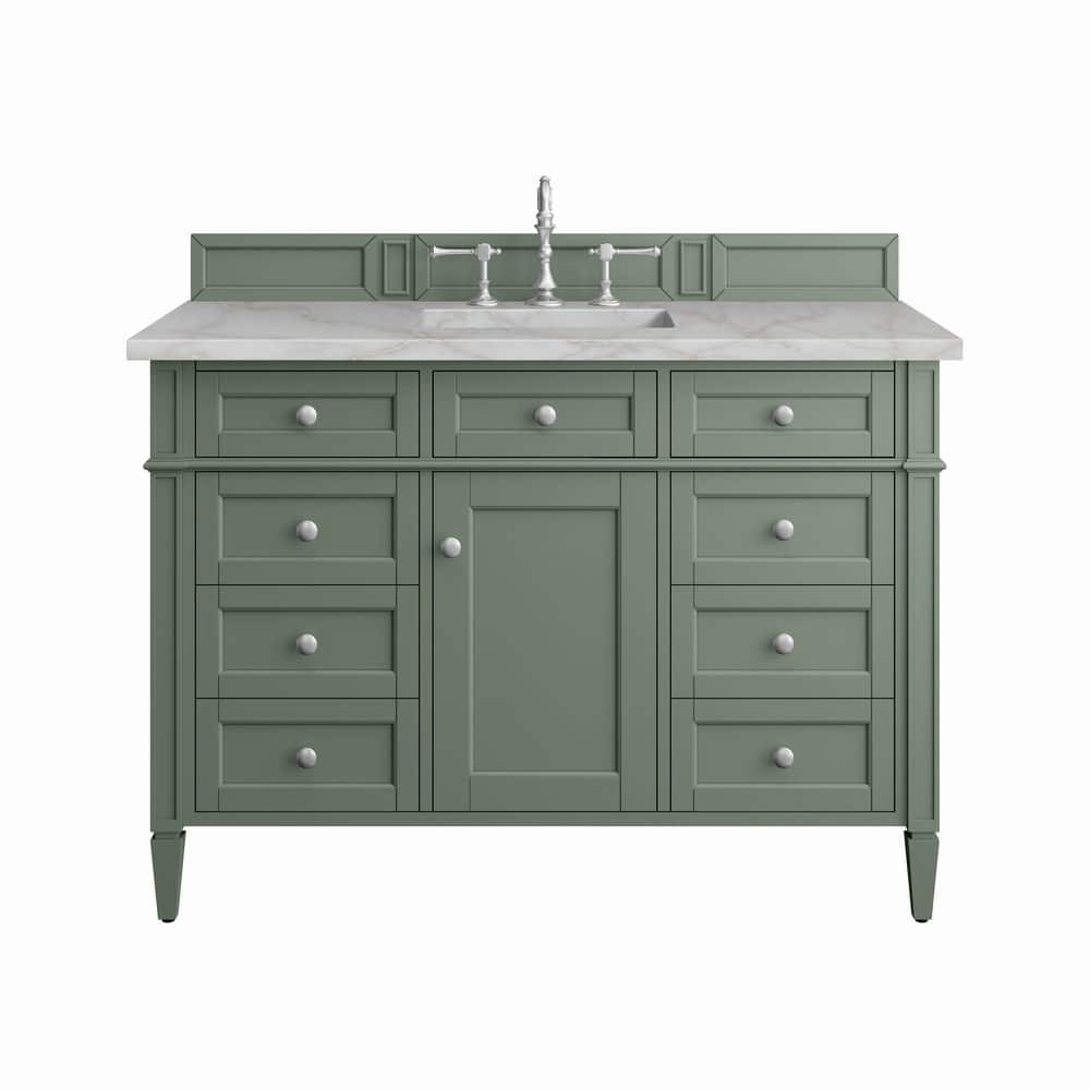 James Martin Vanities 650-V48-3VSL Brittany 48" Single Basin Poplar