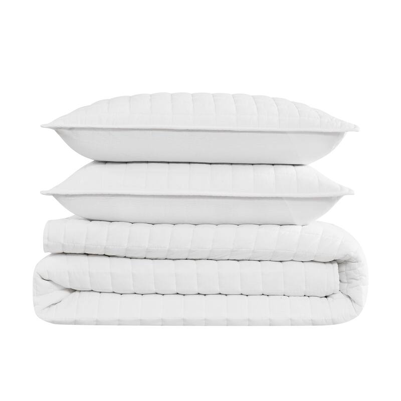 Brooklyn Loom Flax Linen Quilt Set