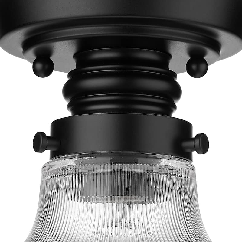 Clary Flush Mount - Matte Black