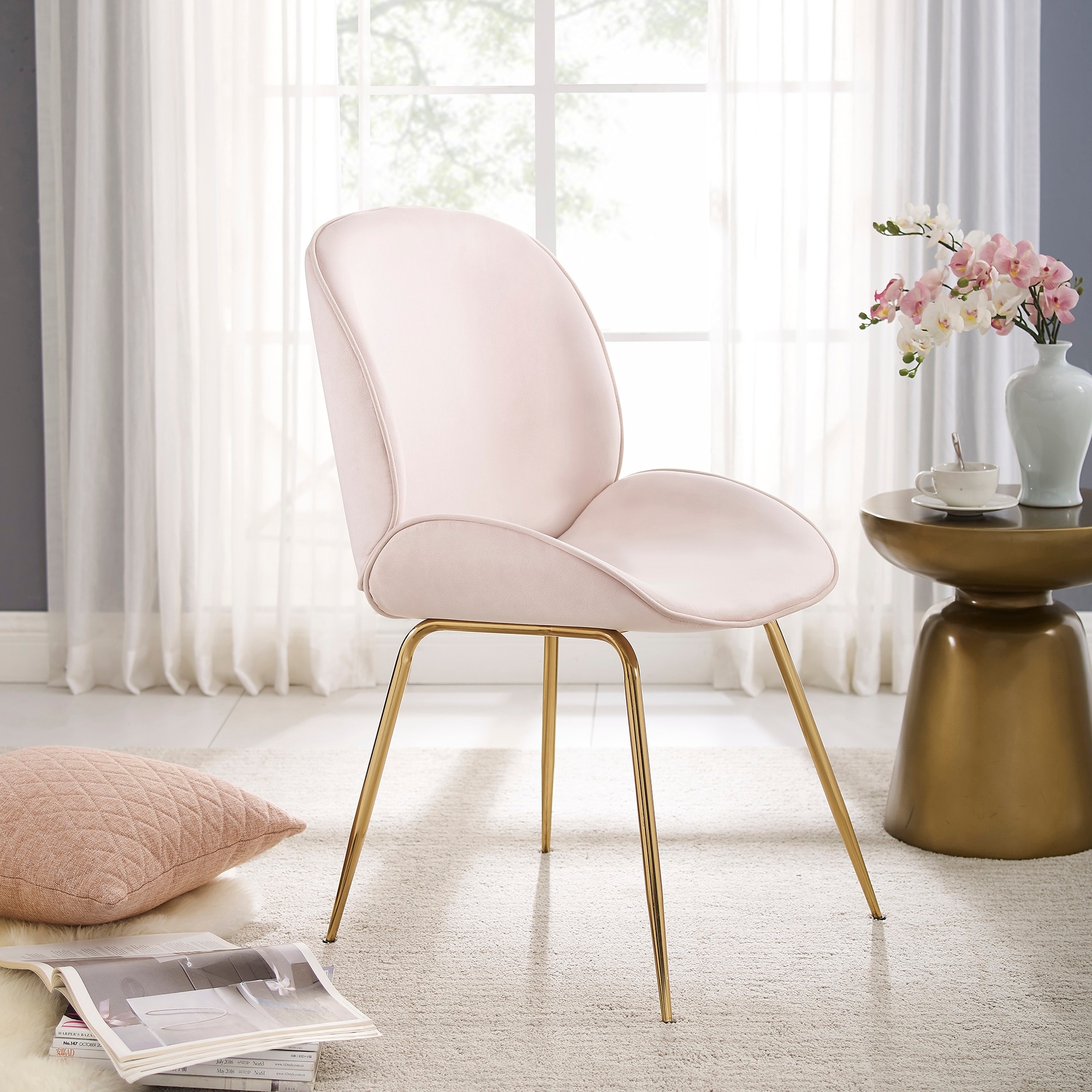 Art leon velvet chair clearance