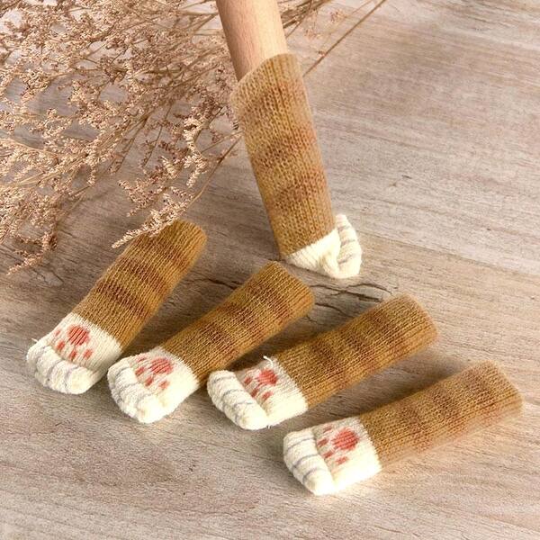 Shop Clever Idiots Cat Paw Furniture Leg Socks Floor Protectors