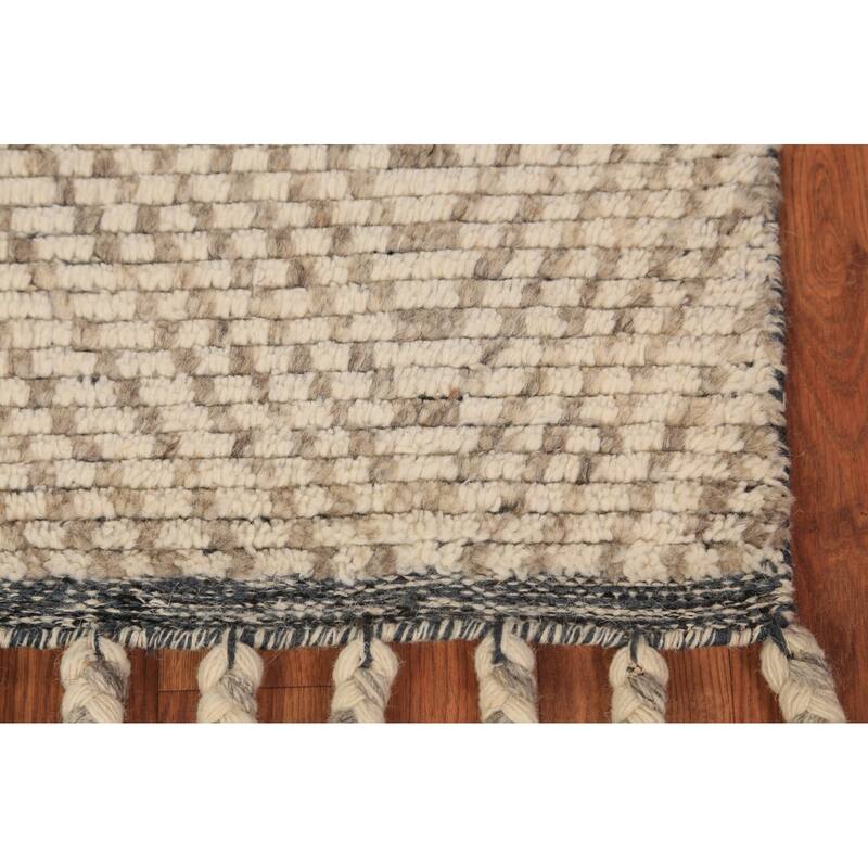 Moroccan Indian Rug Hand-Knotted Wool Carpet - 2'0"x 3'0"