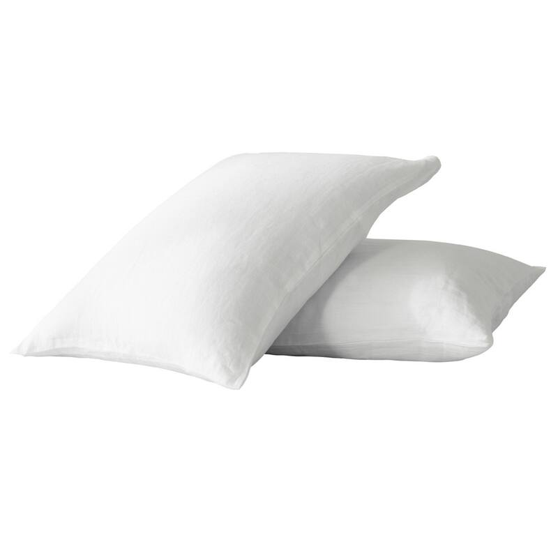 Native Linum Linen Pillow Cases Standard Size - On Sale - Bed Bath ...