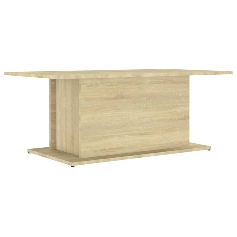 vidaXL Coffee Table Accent End Side Sofa Table for Living Room Engineered Wood - 40.2" x 21.9" x 15.7"