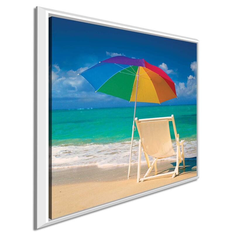"Bright Beach II" Print on Floating Canvas