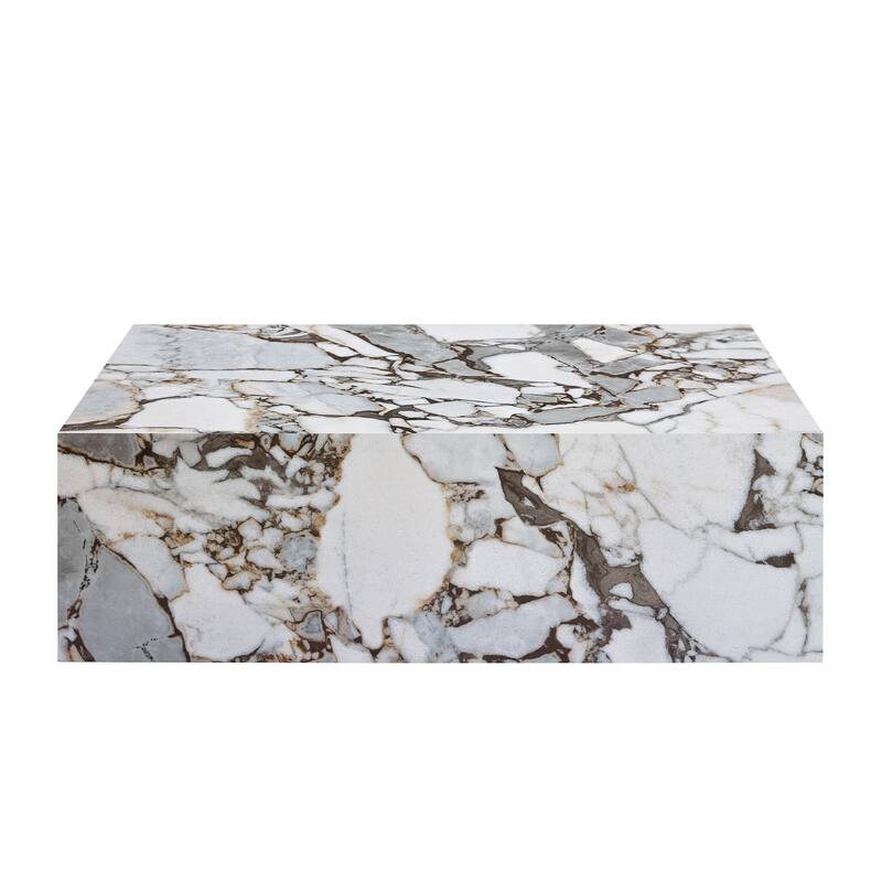 Rectangular Wooden Coffee Table, Living Room Center Table