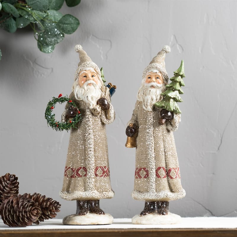 Santa Figurine (Set of 2)
