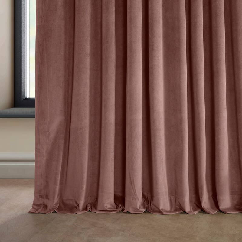 Exclusive Fabrics Heritage Plush Velvet Curtain (1 Panel)