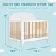 preview thumbnail 3 of 3, Dream On Me Milton 5 in 1 Convertible Crib - White and Natural