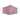 Pack of 5 Pink 3 Ply Reusable Fabric Face Masks with Seam