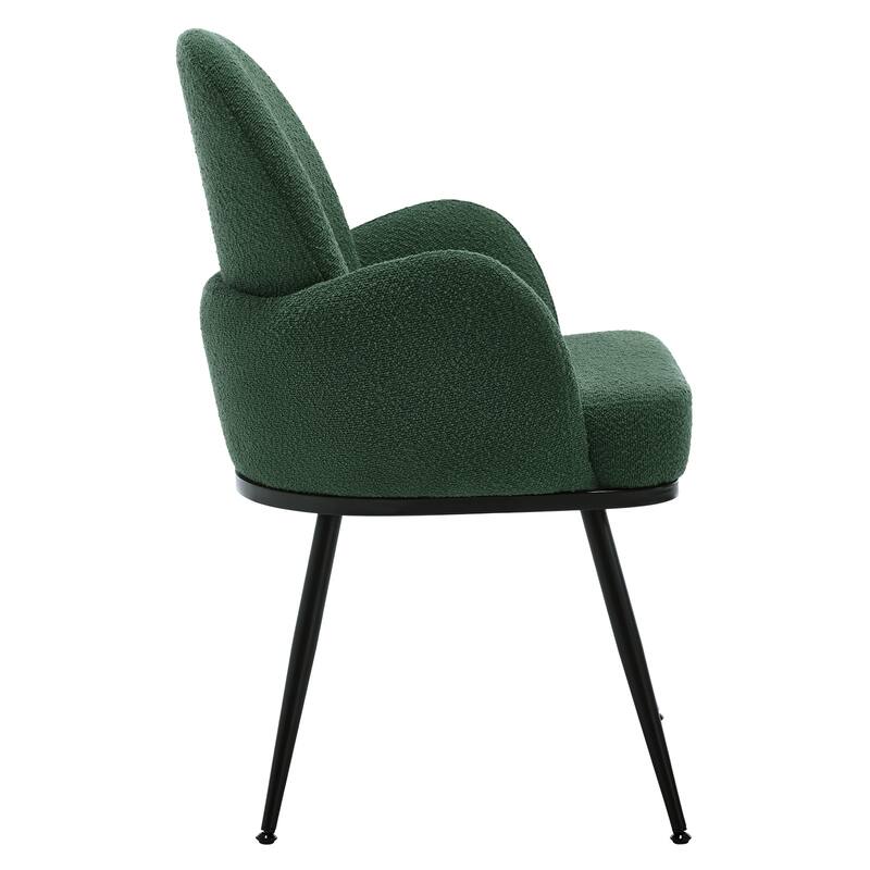 Fabric Upholstered Dining Chairs Set of 2/4 with Arms - 34.8"H x 23.2"W x 22.8"D
