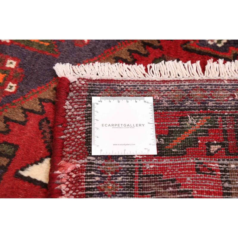 ECARPETGALLERY Hand-knotted Andelz Red Wool Rug - 4'1 x 6'2