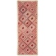 preview thumbnail 28 of 33, SAFAVIEH Cape Cod Elfie Handmade Jute Area Rug 2'3" x 6' Runner - Natural/Red - Runner