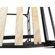 preview thumbnail 6 of 9, Industrial Modern Low-Profile Design Twin over Twin Bunk Bed, Convertible Bed with Ladder, Black