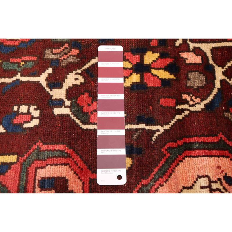 ECARPETGALLERY Hand-knotted Anatolian Vintage Dark Red Wool Rug - 5'3 x 8'10