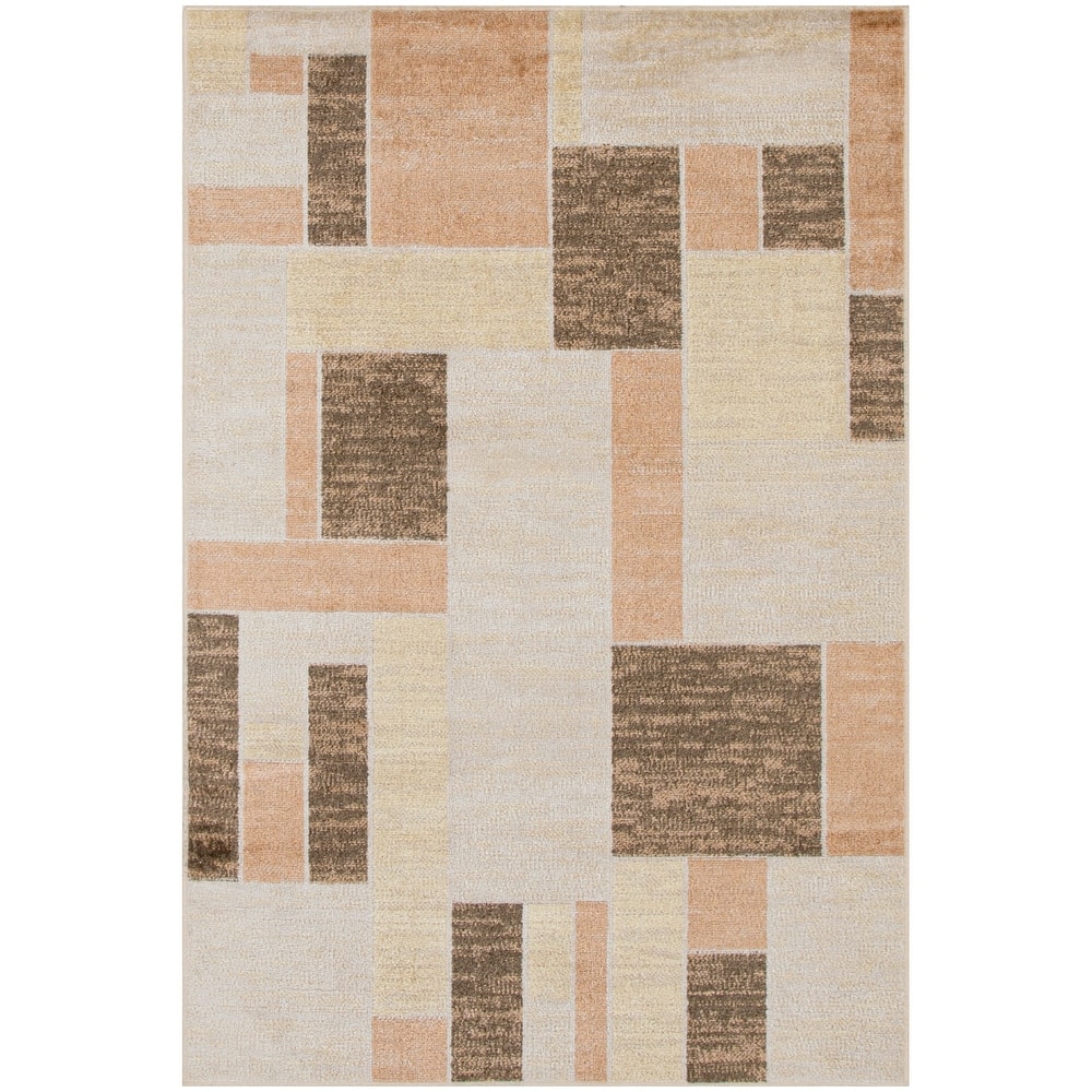 Nourison Astra Machine Washable Paneled Area Rug