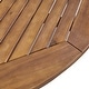 preview thumbnail 3 of 7, Casa Cushioned Acacia 5-piece Dining Set by Christopher Knight Home