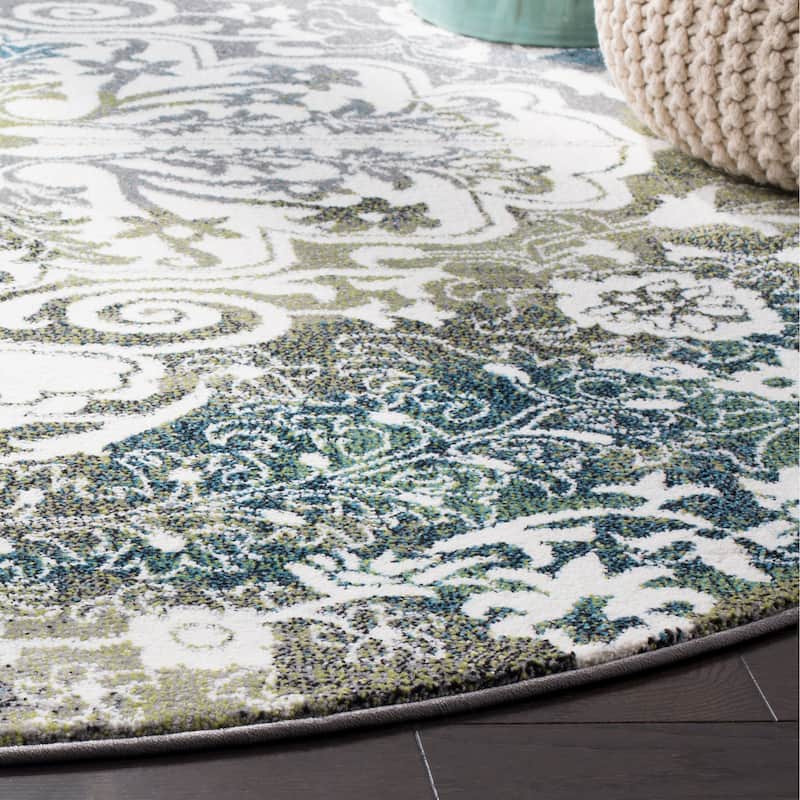 SAFAVIEH Watercolor Alani Modern Abstract Medallion Rug