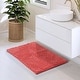 preview thumbnail 15 of 197, Hearth & Harbor Non-Slip Super Plush Chenille Bathroom Rugs Rose - Small