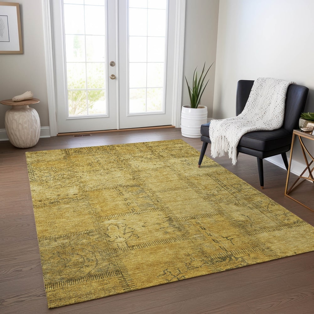 Machine Washable Indoor/ Outdoor Chantille Boho Moroccan Rug