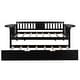 preview thumbnail 56 of 72, Elegant Design Daybed with Trundle Bed, Wooden Sofa Bed for Bedroom Living Room, Wood Platform Bed Frame for Kids Teens Guests