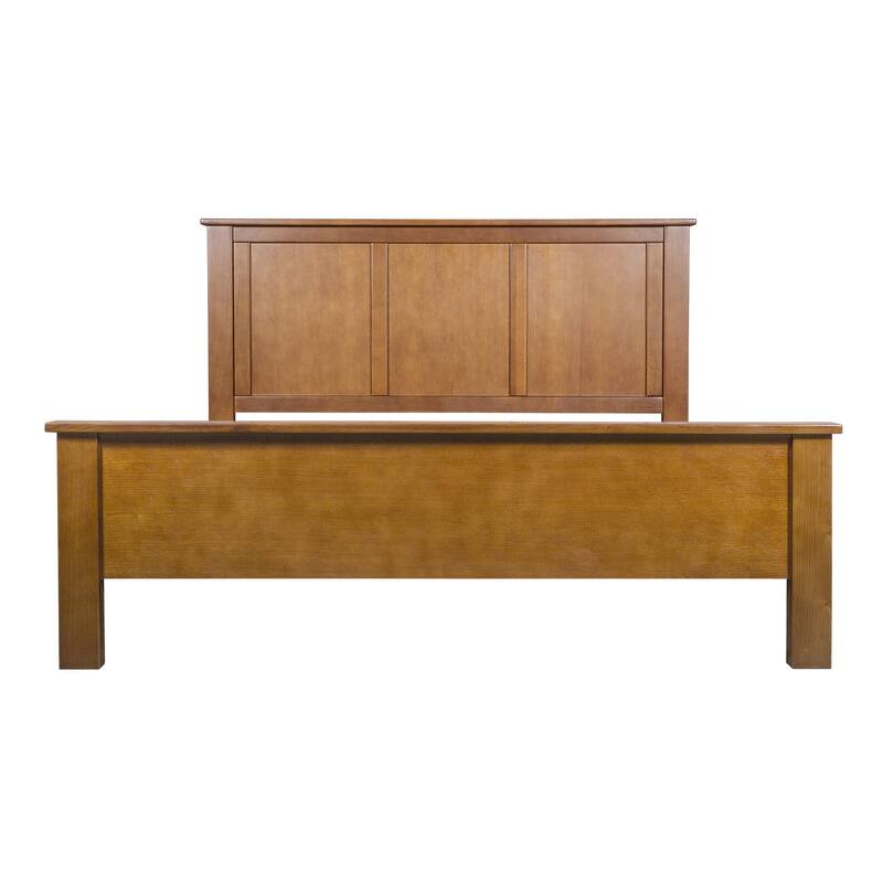 Mission Oak Panel Bed - Michael's Cherry