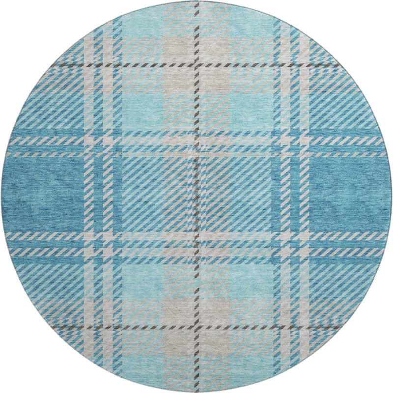 Premium Washable Super Soft Plaid Mayfield Rug