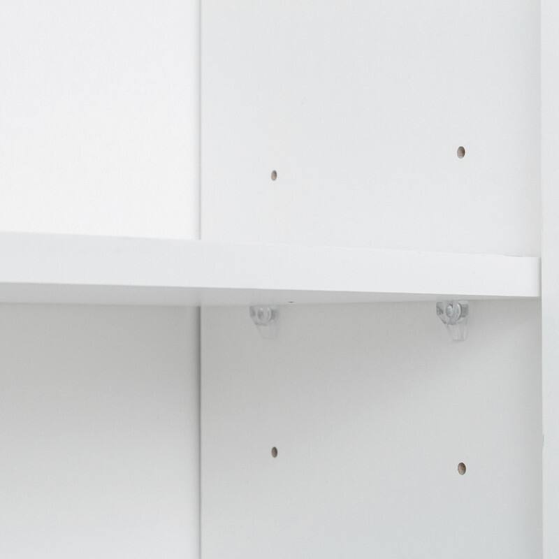 70.87" Tall Wardrobe& Kitchen/ Entryway Cabinet, with 6-Doors, 1-Open Shelves and 1-Drawer for Bedroom, Entryway and Dining Room