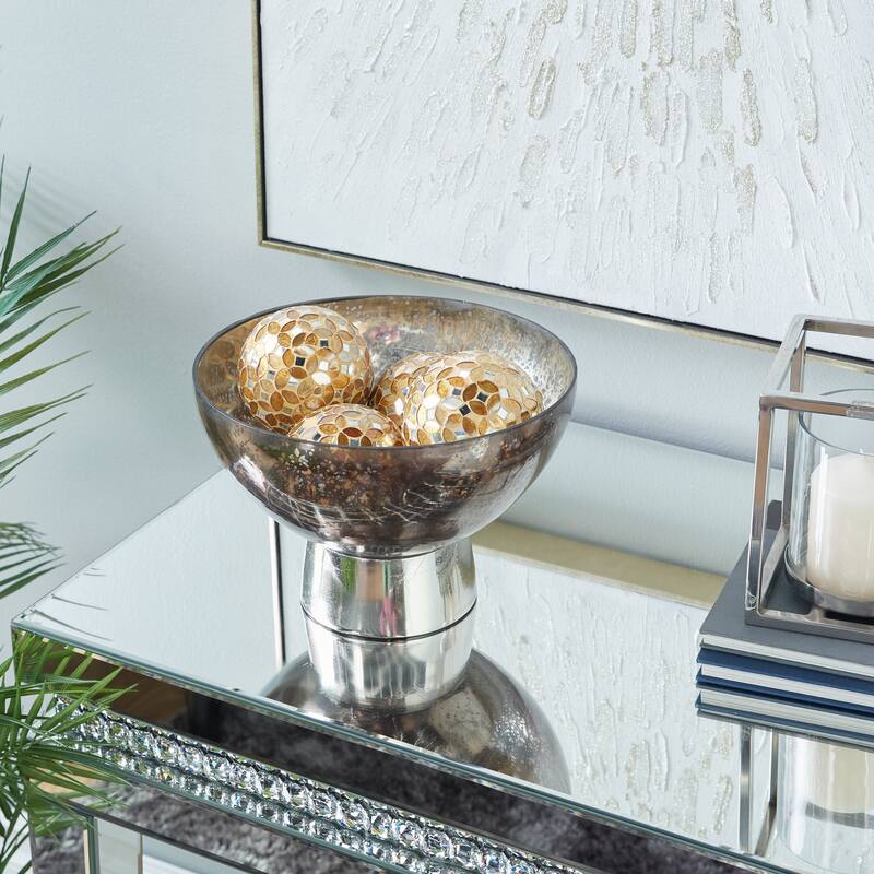 Glass Glam Orbs & Vase Filler (Set of 4) - S/4 4"D - S/4 4"D