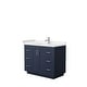 preview thumbnail 57 of 168, Miranda Single Vanity Set, Cultured Marble Top, No Mirror