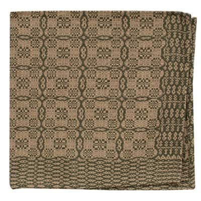 Green & Linen Saratoga Table Square - 34" - Multi