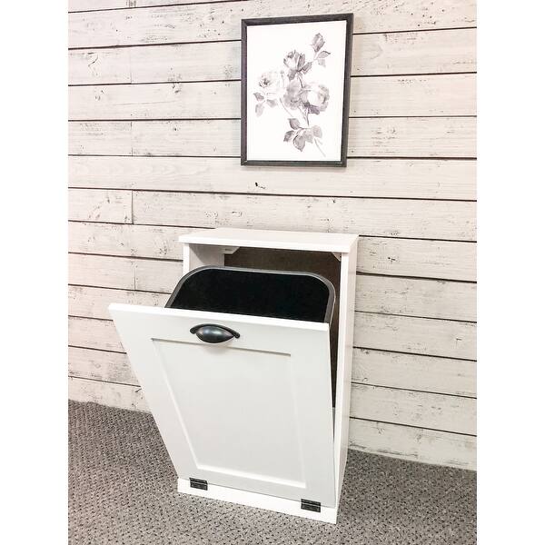 Tilt out Trash Cabi  28.5 in. tall   10 gal   Overstock   31047528