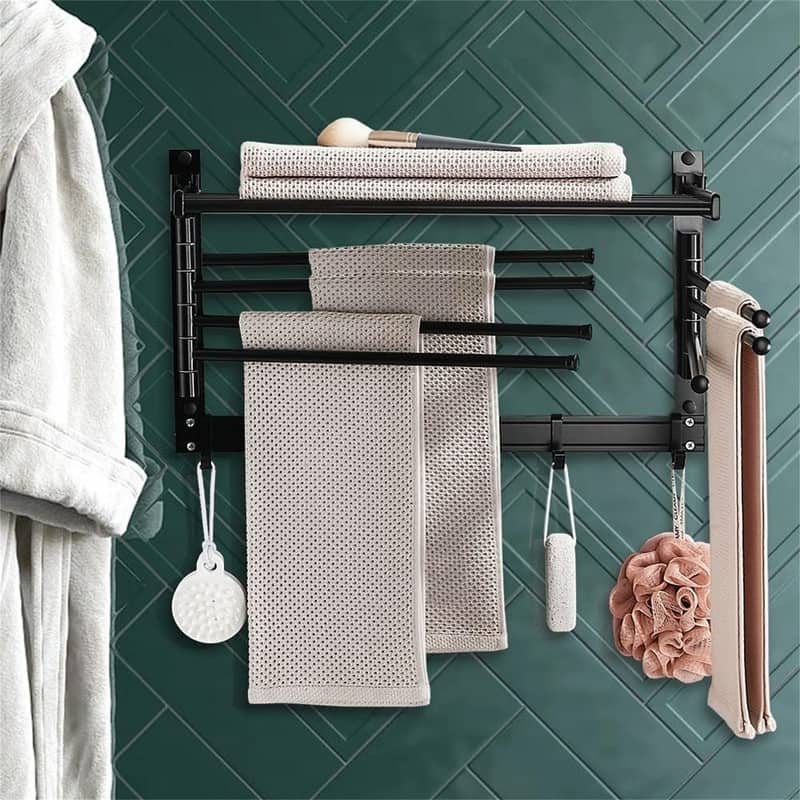 Clothes Drying Rack Wall Mounted - 13.2"D x 15.7"W x 11.5"H