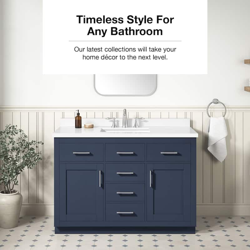 OVE Bailey Bathroom Vanity with Power Bar