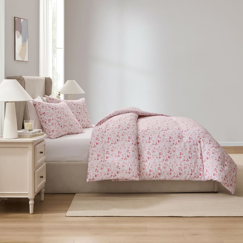 Empyrean Modern Comforter - 3 Piece Floral
