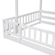 preview thumbnail 17 of 38, Twin Over Full Bunk Bed with Slide,Storage Staircase