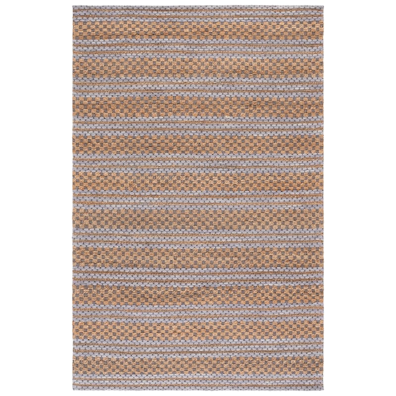 Martha Stewart by SAFAVIEH Handmade Tulia Jute Rug - 5' x 8' - Natural/Grey