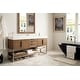 preview thumbnail 5 of 12, James Martin Vanities Columbia 72" Single Vanity, Latte Oak with Brushed Nickel Hardware