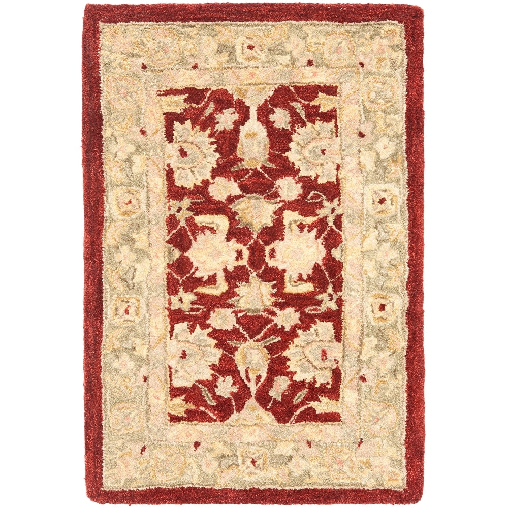 SAFAVIEH Anatolia Karanfila Traditional Oriental Hand-spun Wool Rug