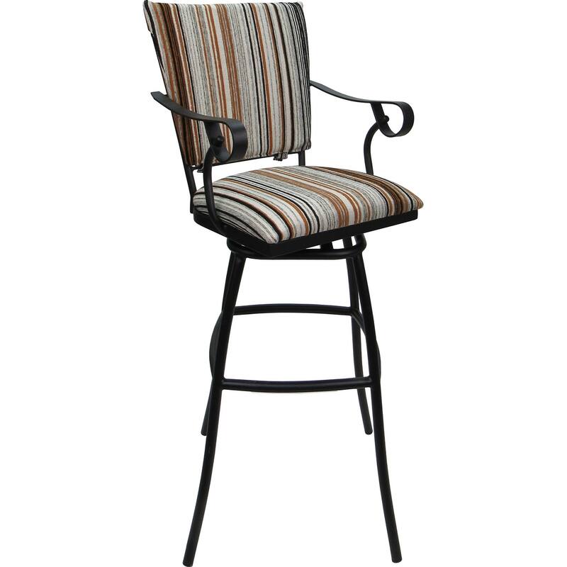 Set of 3 Outdoor Indoor Bar Stool Counter Extra Tall - Jenna PB Arms