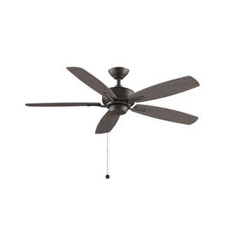 Fanimation Aire Deluxe 52 inch Indoor Ceiling Fan - Matte Greige with Weathered Wood blades