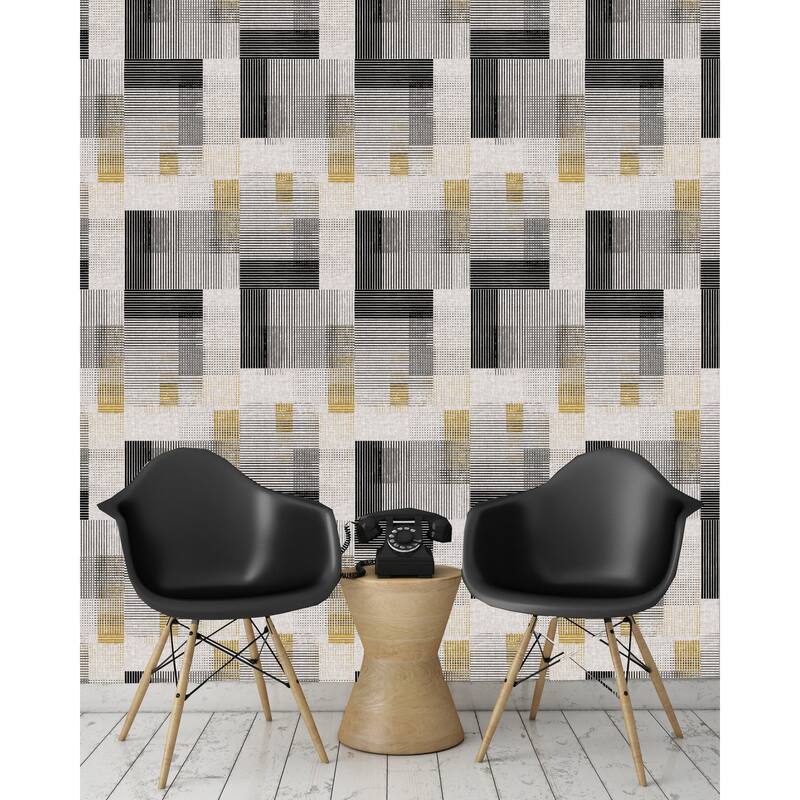 Anttoniette Papper Peel and Stick Wallpaper Roll Size 10'L x 24''W